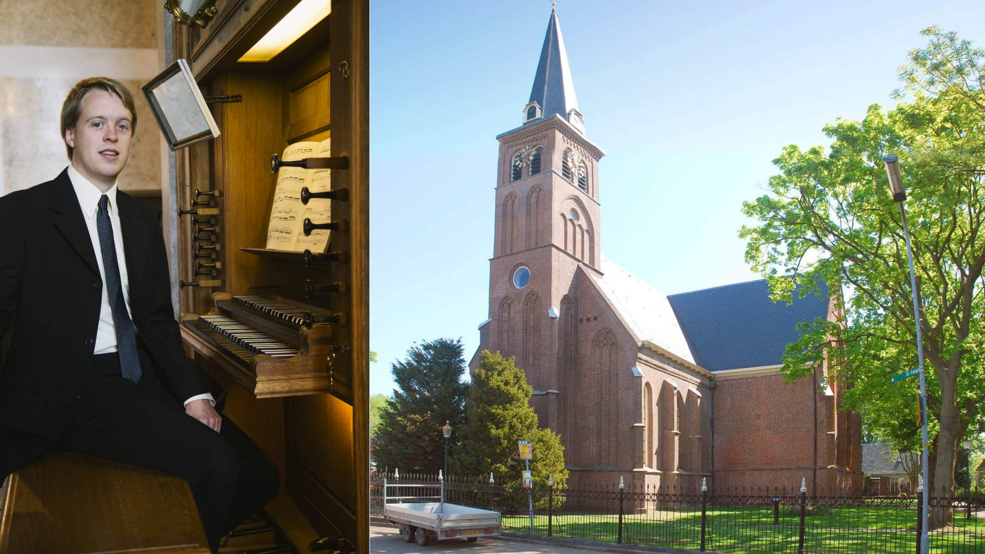 Orgelconcert  op 1 augustus door Stefan Donner in NH kerk Venhuizen