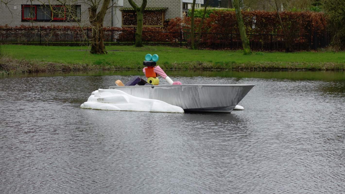 Ontluikend leven in kunstwerk ´De Snoepman´