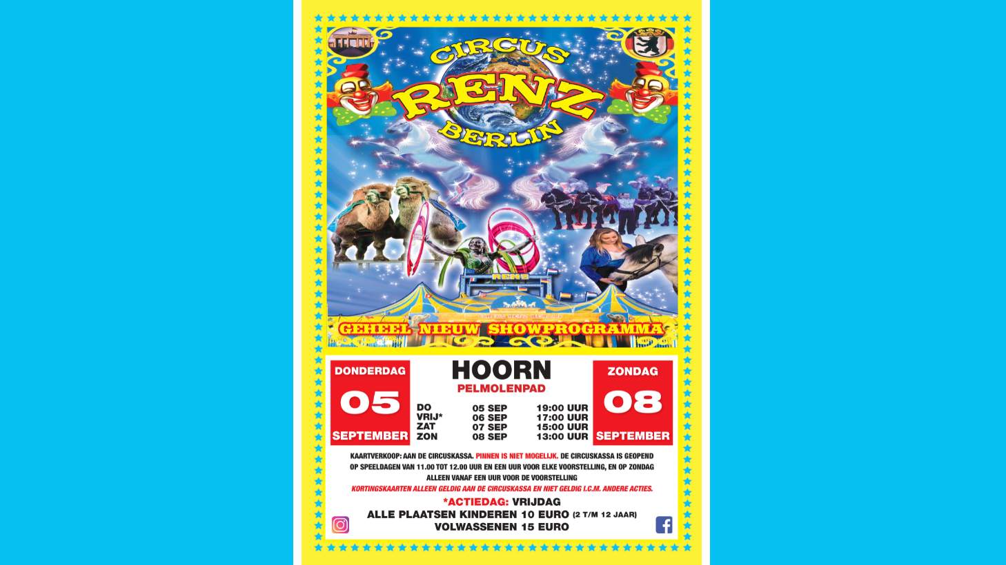 Circus RENZ Berlin komt naar Hoorn