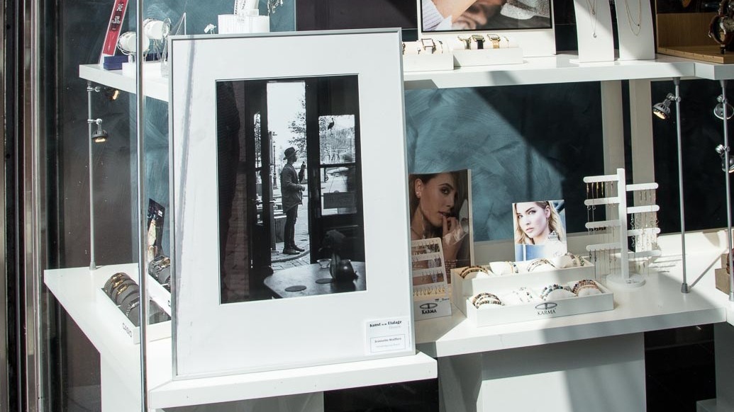 Kunst in de etalage