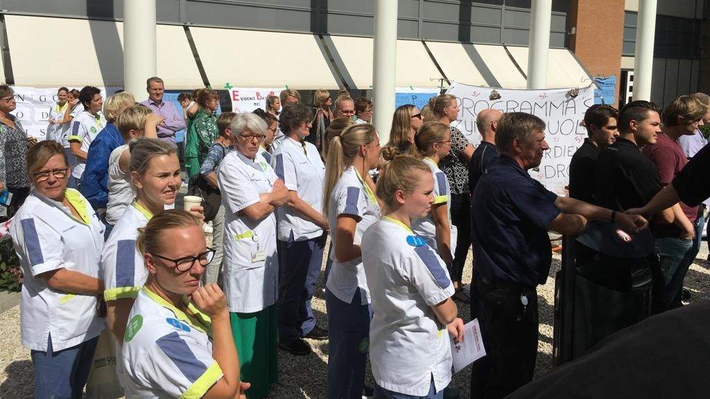 Geringe beloning en te hoge werkdruk in Dijklander zet aan tot protest
