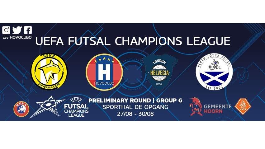 UEFA Champions League zaalvoetbal in Hoorn 