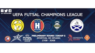 Champions league zaalvoetbal in Hoorn