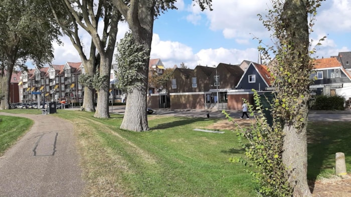 Westerdijk met iestje schuine afloop