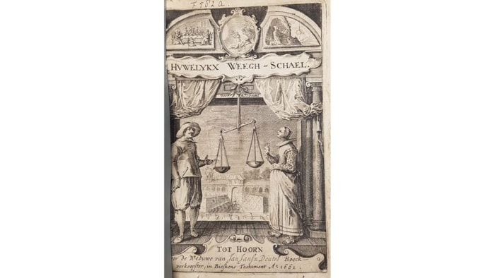 t huwelijck goet of quaet is en wat het is van Jan Jansz Deute