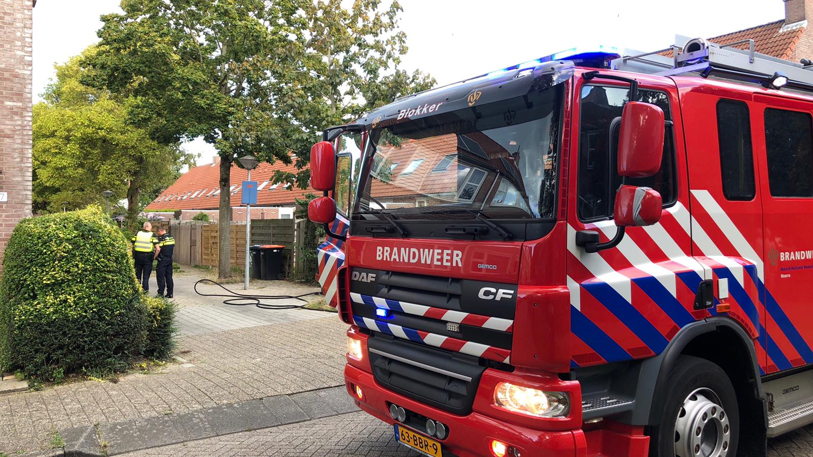 Brand in woning Watersnip in Hoorn