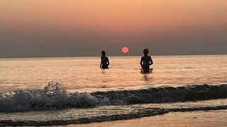 HHNK 3e prijs zonsondergang strand Heemskerk