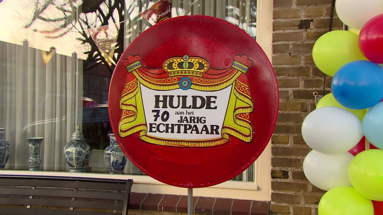 Echtpaar Piersma-Bruijn 70 jaar getrouwd