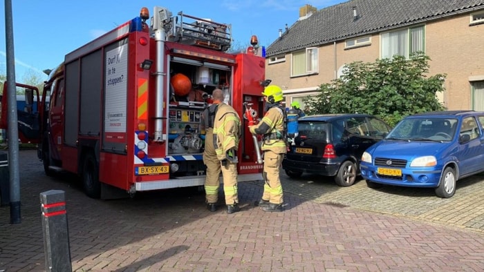 Brand in keuken woning Enkhuizen 2