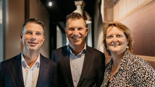 Van links naar rechts Marinus Zoutendijk Erik Jan Reijenga Yvonne de Jager