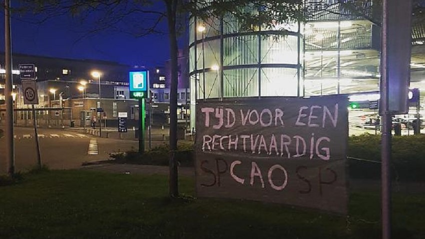 Cao actie in Dijklander Ziekenhuis donderdag 10 oktober