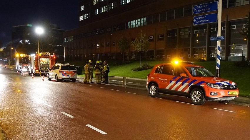 Brandweer naar ziekenhuis Hoorn