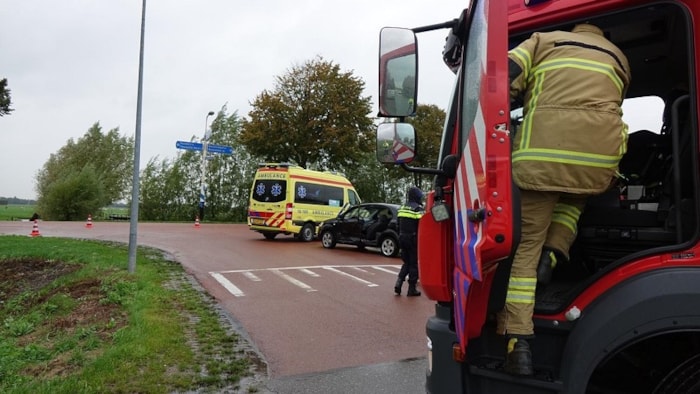 Botsing in Zwaagdijk-Oost Noorderboekert 