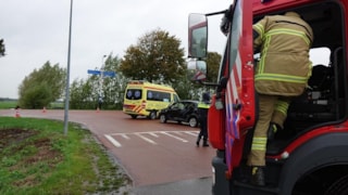 Botsing in Zwaagdijk-Oost Noorderboekert 