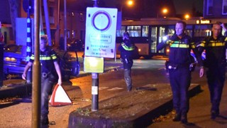 Botsing op Nelson Mandeladreef in Enkhuizen