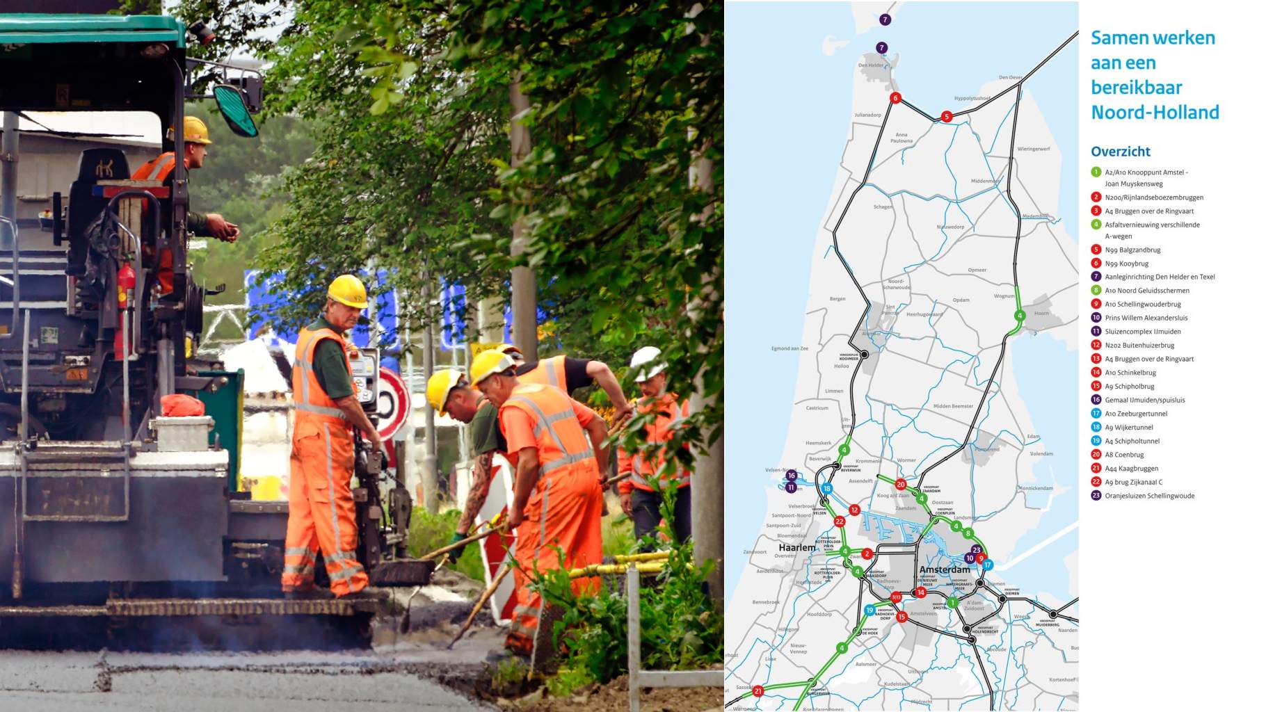 Rijkswaterstaat begint aan grootste onderhoudsklus ooit in N-H