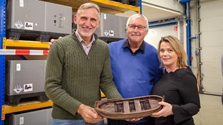 Eerste aandeelhouders VOC-fluitschip - Foto Alex Gitzels