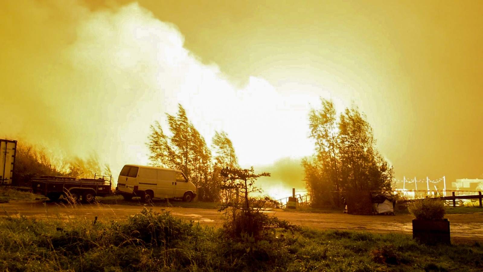 Brand van De Baai was kort maar hevig