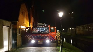 Brand aan de Achterom in Medemblik1