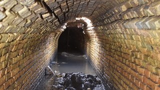 Opgravingen Nieuwe Noord Riool binnenzijde