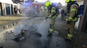 Scooter volledig uitgebrand in Obdam 3