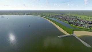 Oeverdijk De Hulk en Scharwoude schets