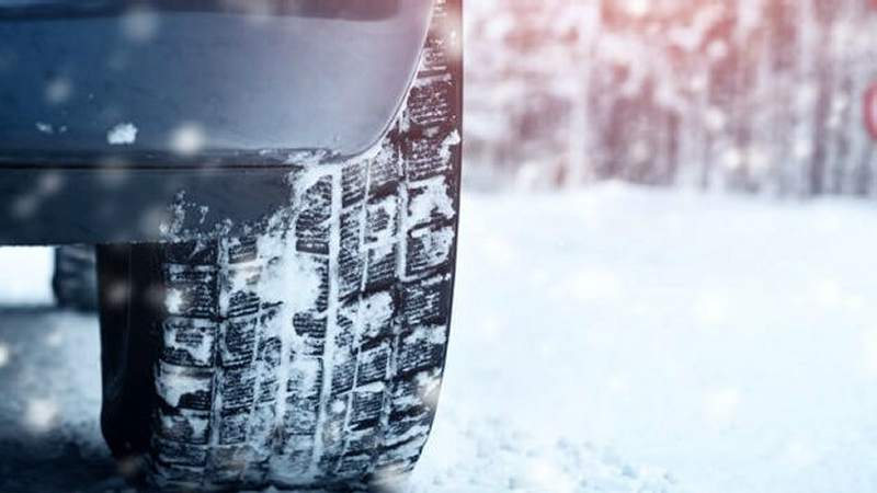 Winterbanden verplicht bij winterse omstandigheden