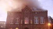 Voormalig raadhuis Obdam in brand1