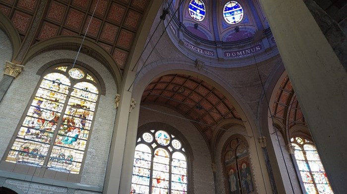 Koepelkerk Hoorn vanaf balustrade