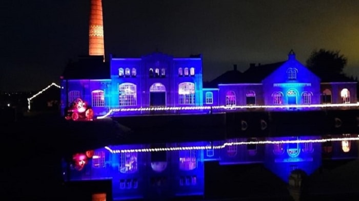 Stoommachinemuseum lichtfoto