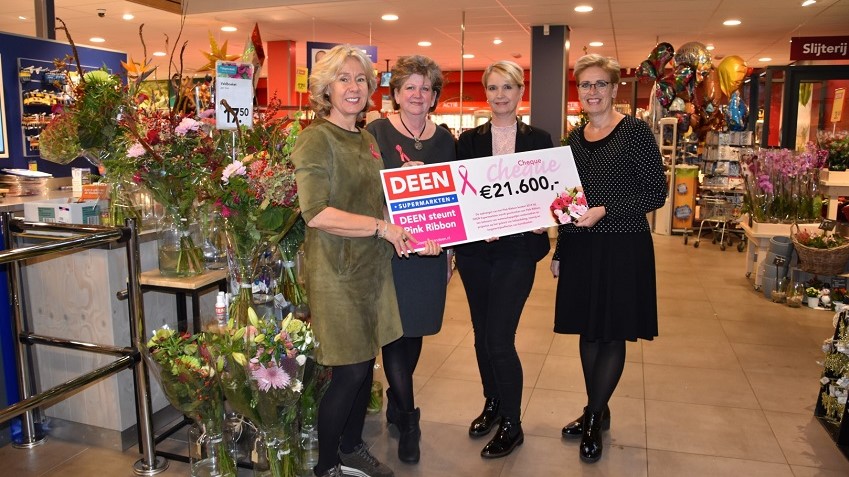 DEEN haalt €21.600 op voor Pink Ribbon