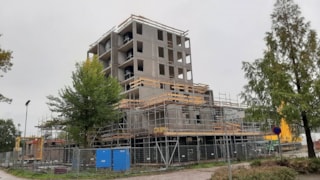 Siriusstraat eerste toren op hoogte