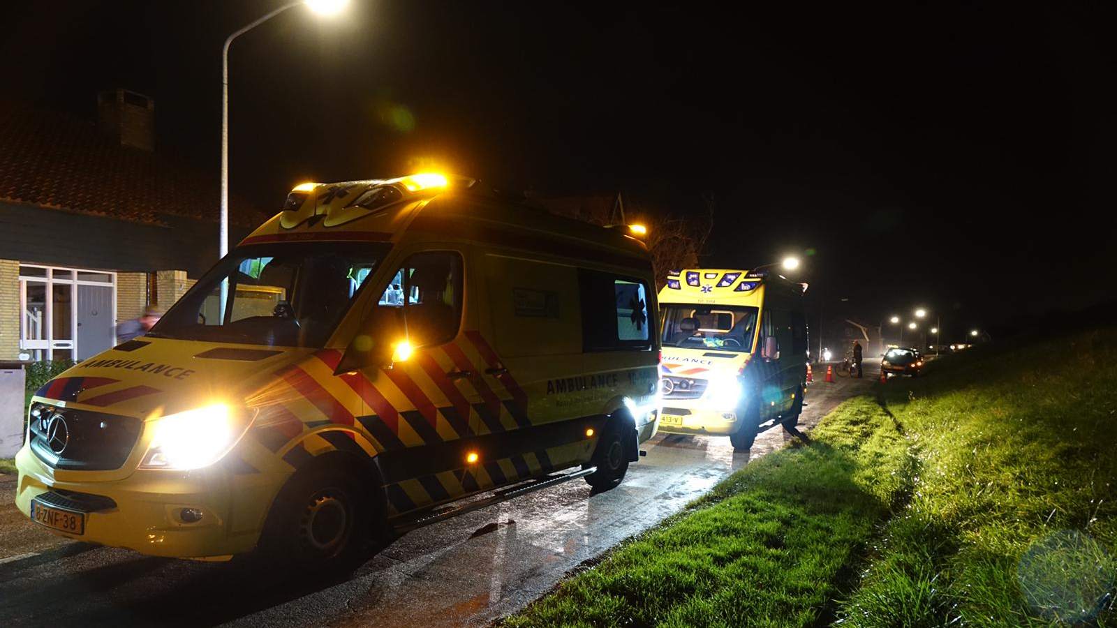 Ongeval in Andijk, 45-km wagentje rijdt voetganger aan
