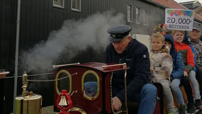Stoommachinemuseum 20.0000ste bezoeker
