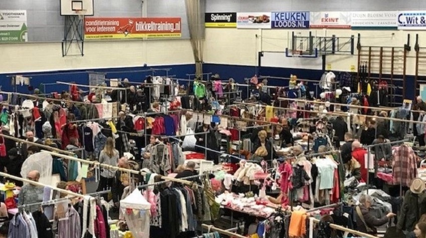 Vlooienmarkt in De Vredehof op 12 januari