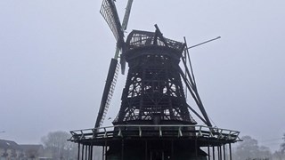 Molen de Ceres Bovenkarspel na de brand oudejaarsavond 5