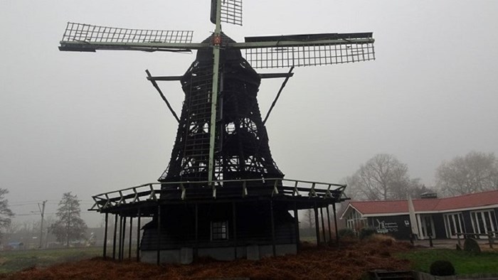 Molen de Ceres Bovenkarspel na de brand oudejaarsavond 6