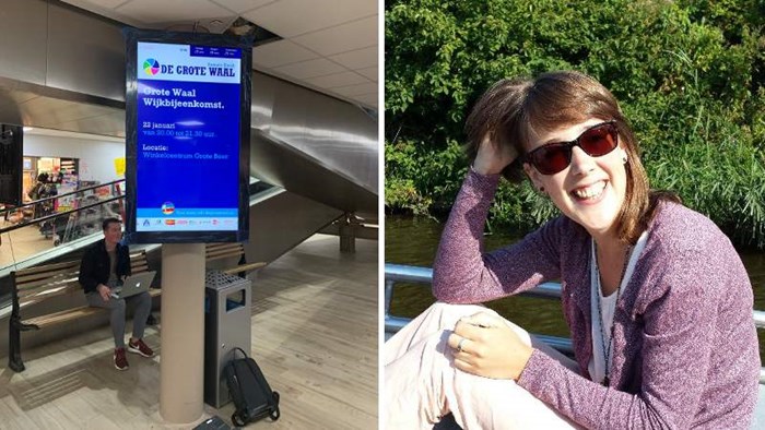 Frits Pijtak en Esther Jeunink in Radio Actueel