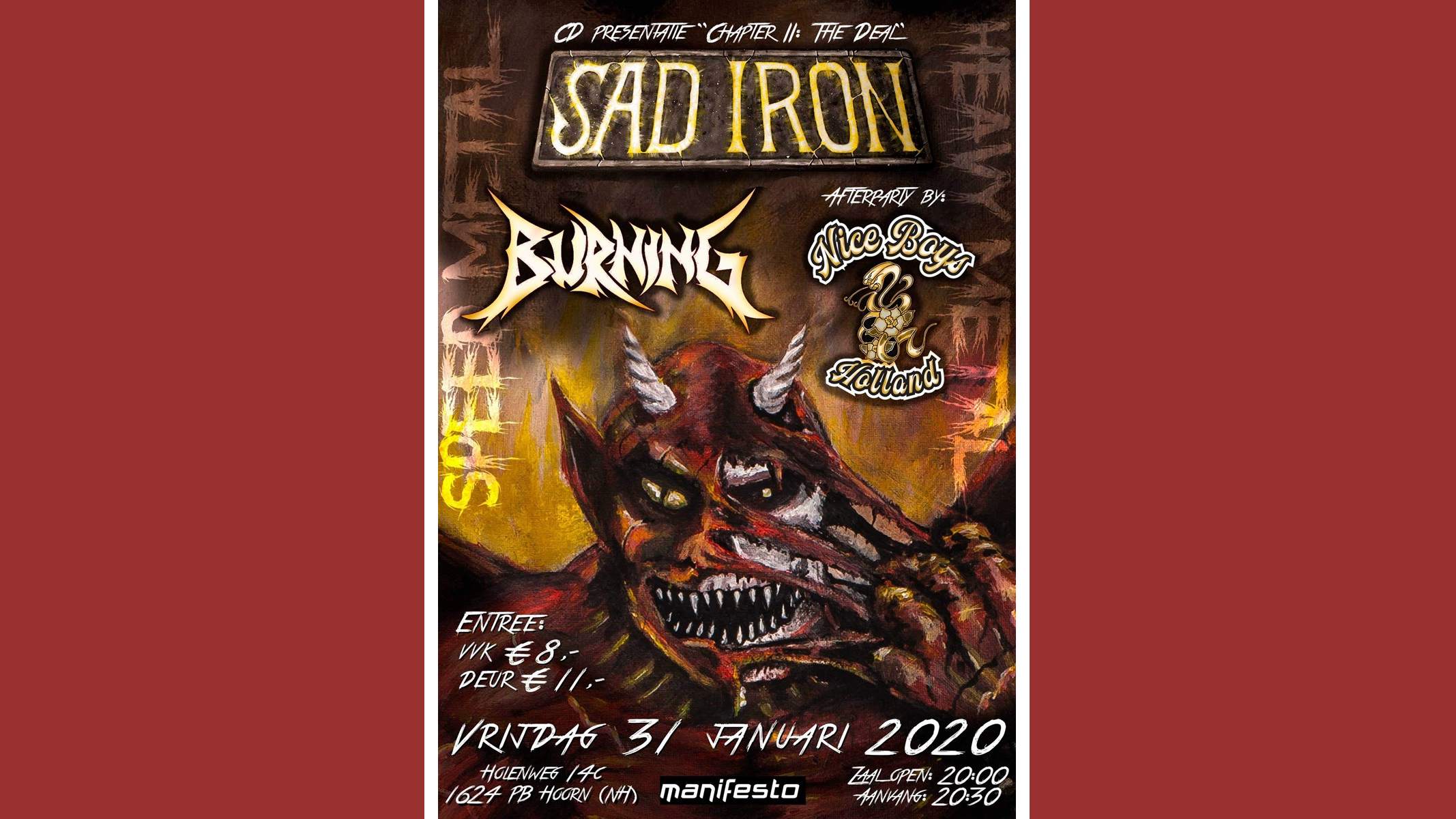 Sad Iron presenteert nieuw album in Manifesto