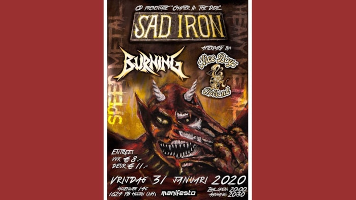 Sad Iron Flyer Manifesto