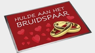 Hulde aan het bruidspaar