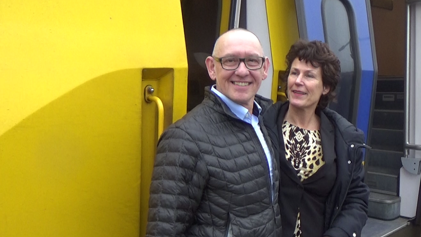 Joes Joesoef neemt afscheid als machinist NS