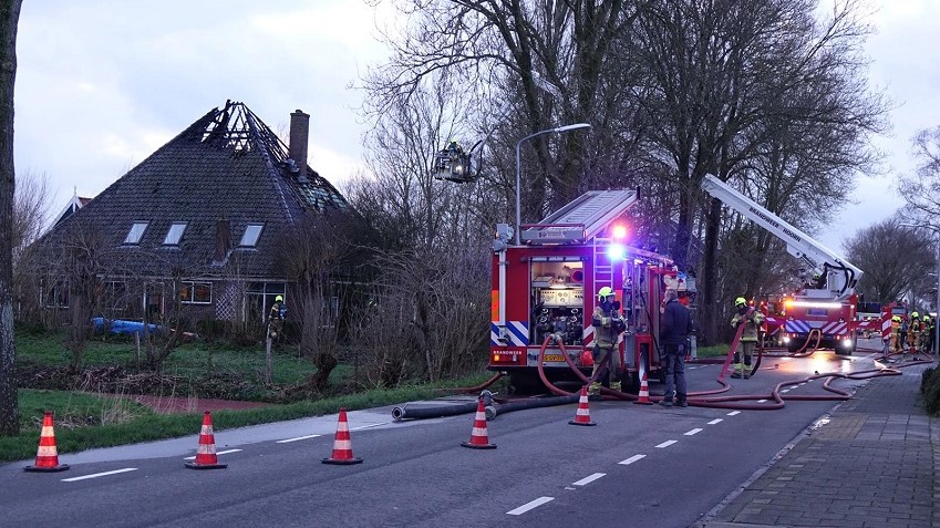 Brand in Avenhorn aan het West