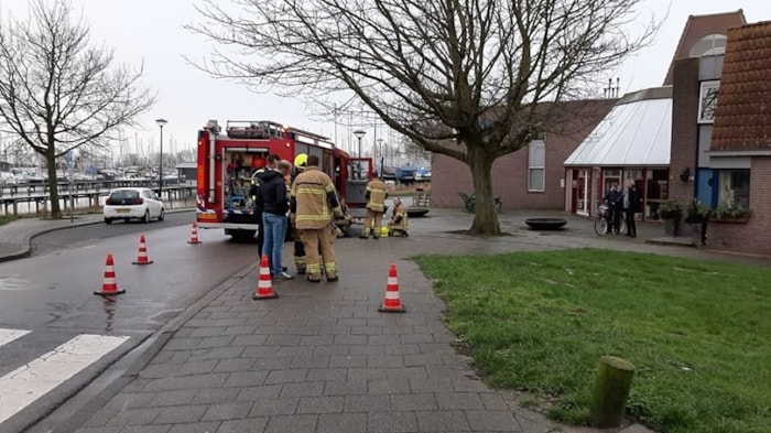 Brand woning Visserseiland in Hoorn 1