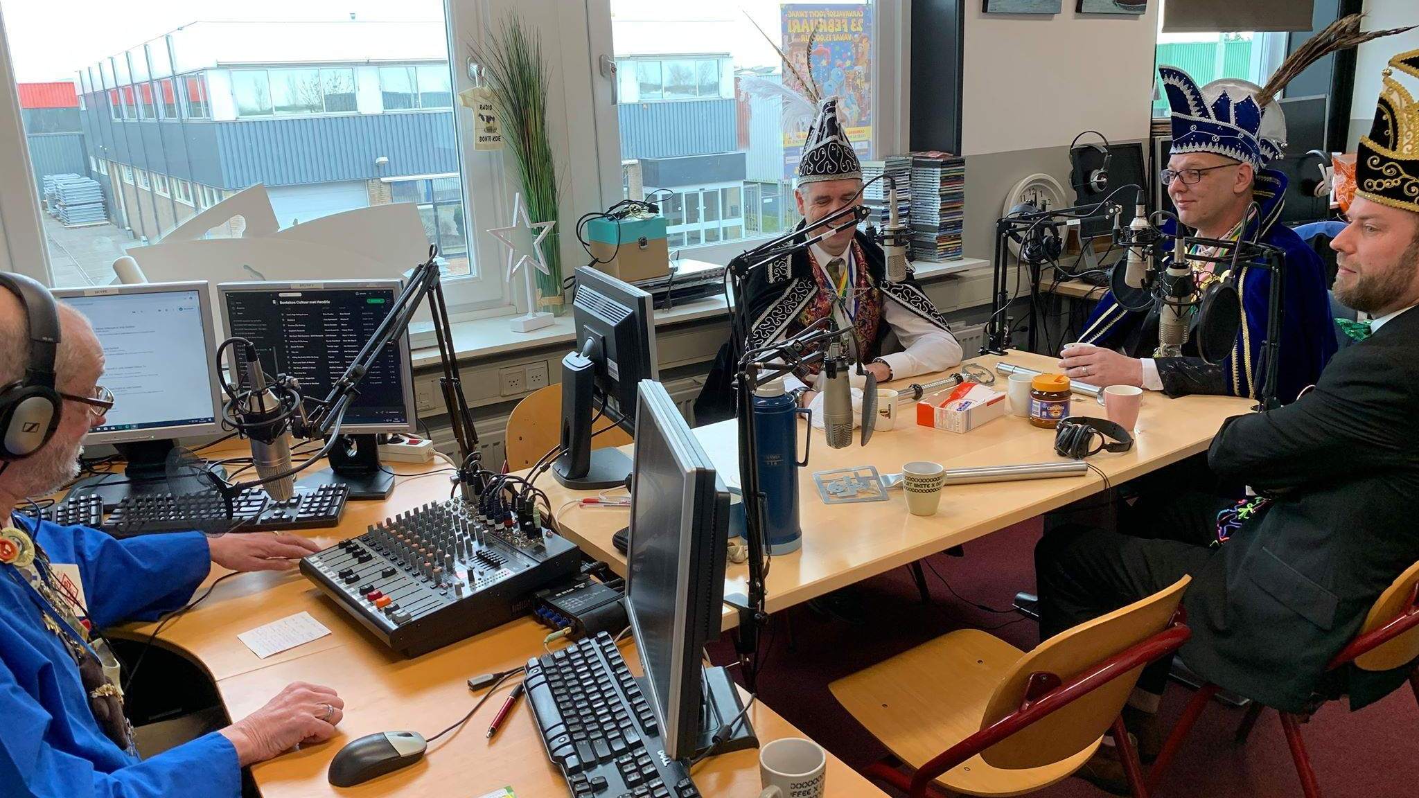 Hoog prinselijk bezoek in de studio van HoornRadio