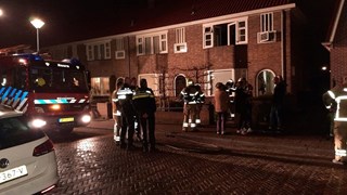 Brand in woning aan Tweeboomlaan Hoorn 1