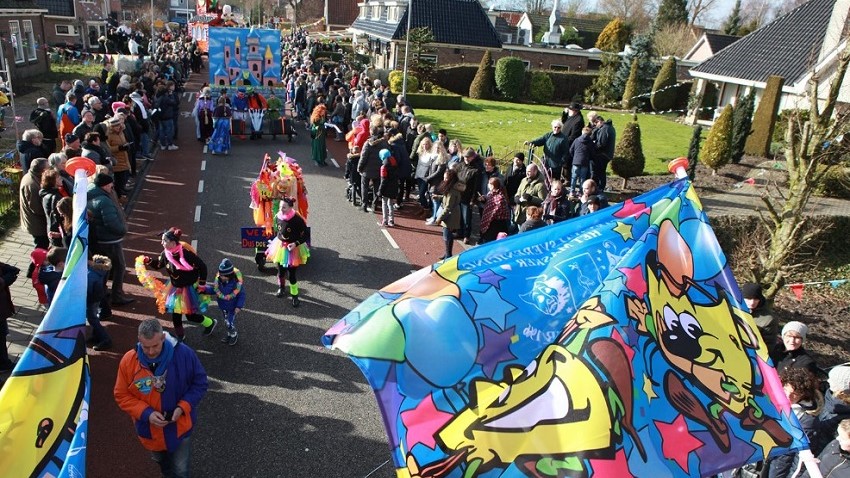 Carnavalsoptocht in Zwaag een topevenement