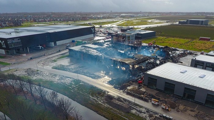 De dag na de brand in Zwaag 