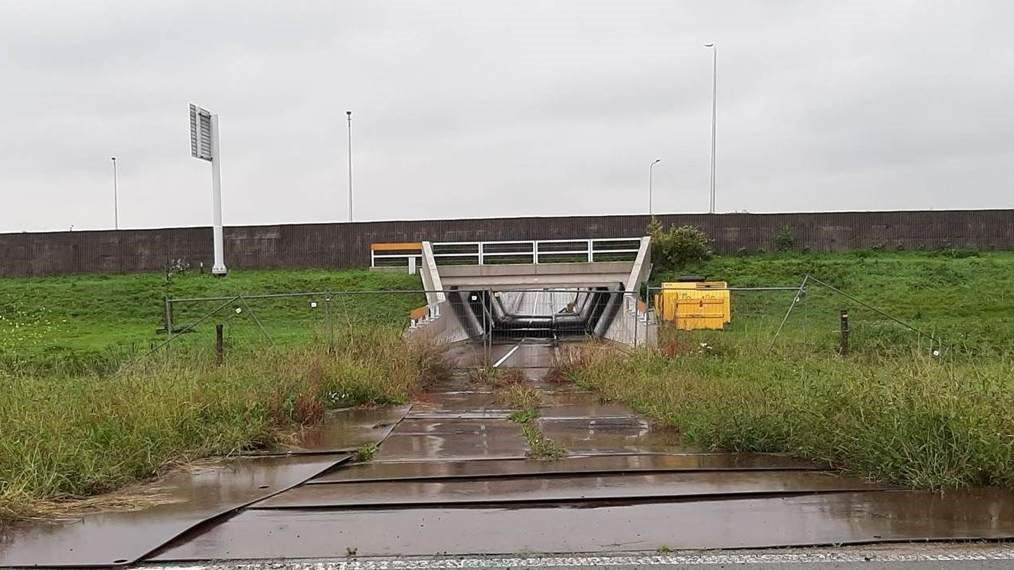 B&W besluit aanleg tijdelijk fietspad naar fietstunnel Zevenhuis