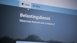 Belastingdienst met tekst